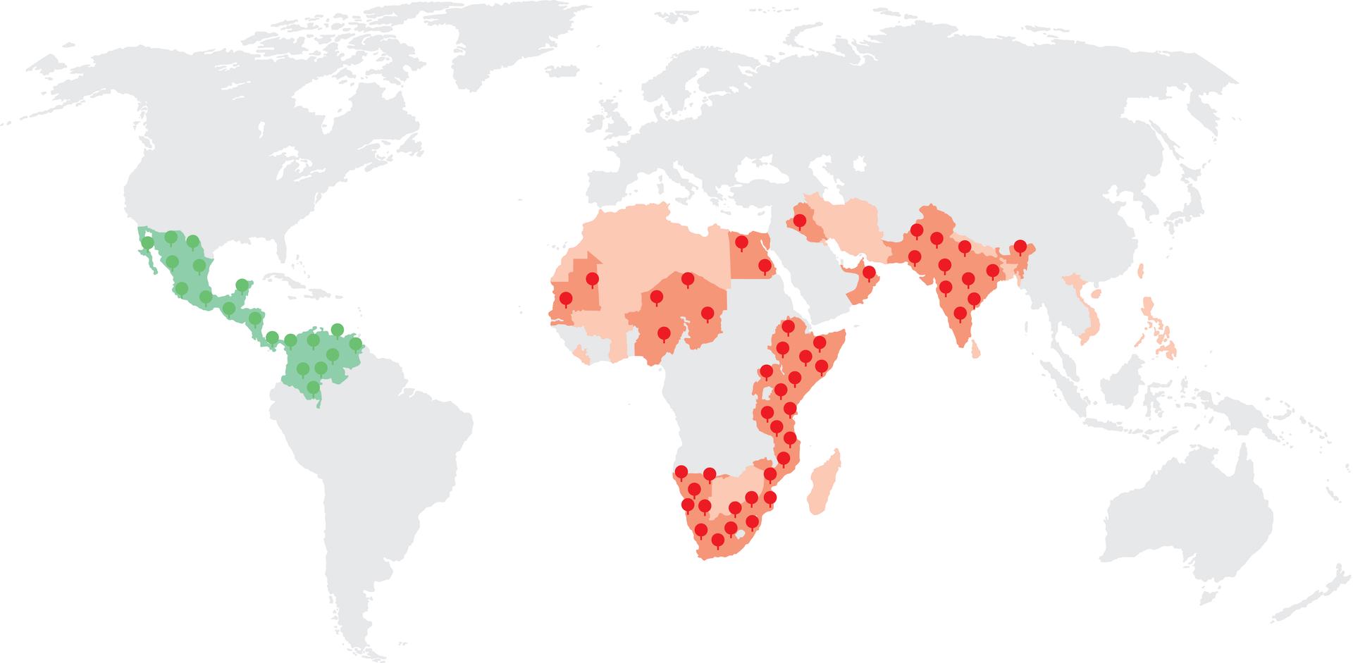 Prosopis in Afrika
